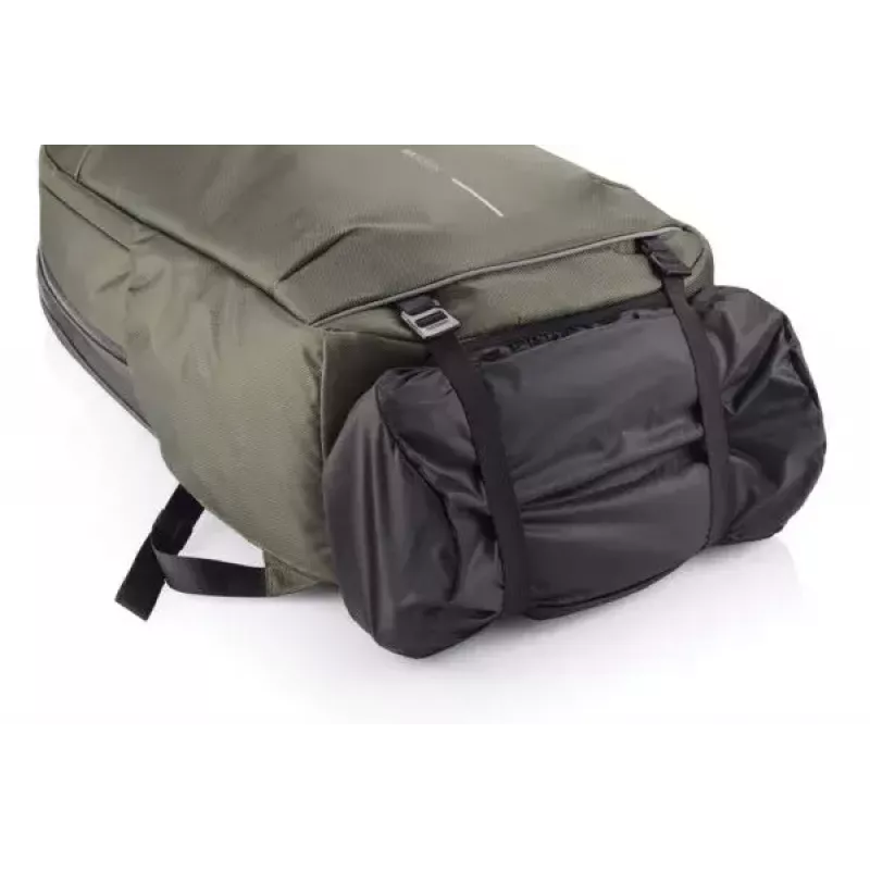 Mochila de viagem XD-Design Bobby Explore verde em polietileno tereftalato PET