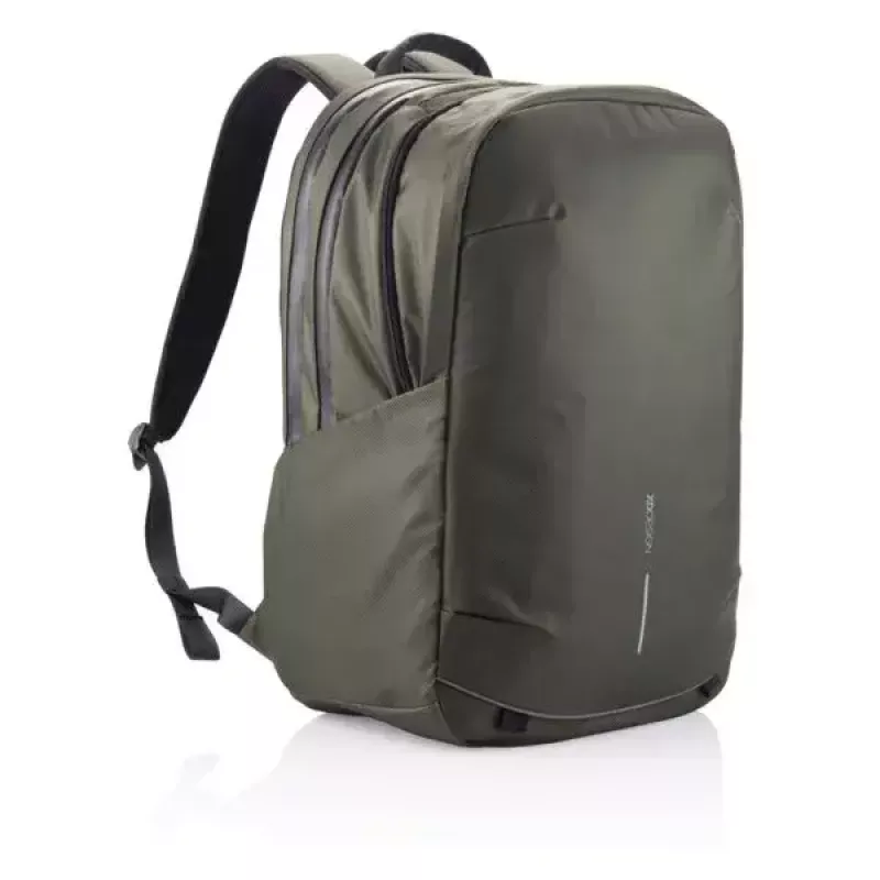 Mochila de viagem XD-Design Bobby Explore verde em polietileno tereftalato PET
