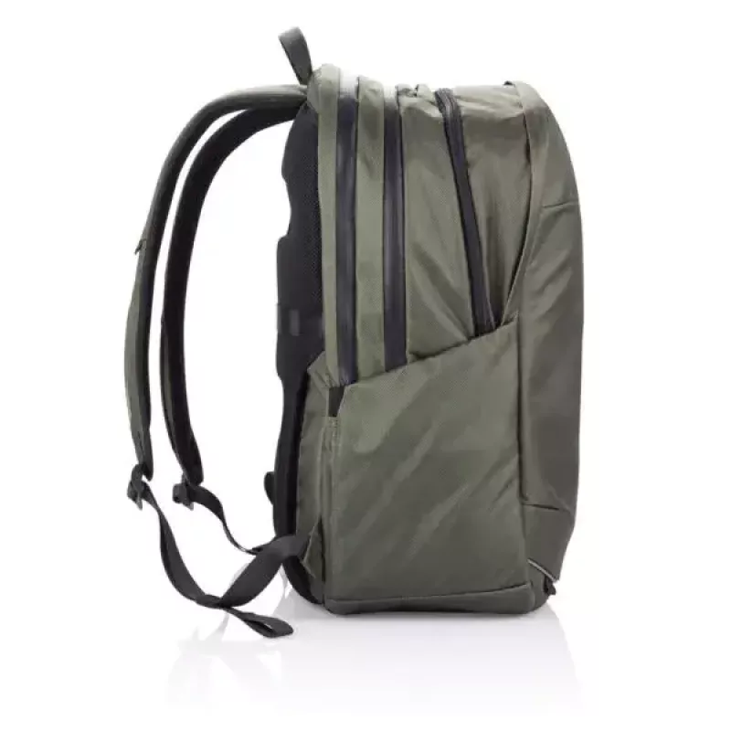 Mochila de viagem XD-Design Bobby Explore verde em polietileno tereftalato PET
