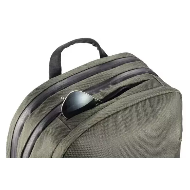 Mochila de viagem XD-Design Bobby Explore verde em polietileno tereftalato PET