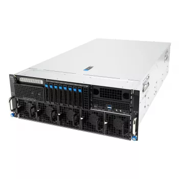 Servidor em rack ASUS ESC8000A-E13P (4U) — LGA 6096, AMD EPYC, até 3 TB DDR5, 24 DIMM, fonte de alimentação 3200W, 10GbE