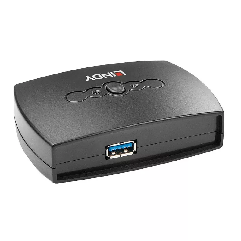 Comutador Lindy USB 3.0 de 2 portas