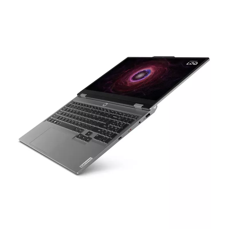 Portátil Lenovo LOQ 15ARP9 — 39,6 cm (15,6 polegadas) FHD, AMD Ryzen 5 7235HS 3,2 GHz, 12 GB DDR5, 512 GB SSD, NVIDIA GeForce RTX 4050, Windows 11 Home, cinzento