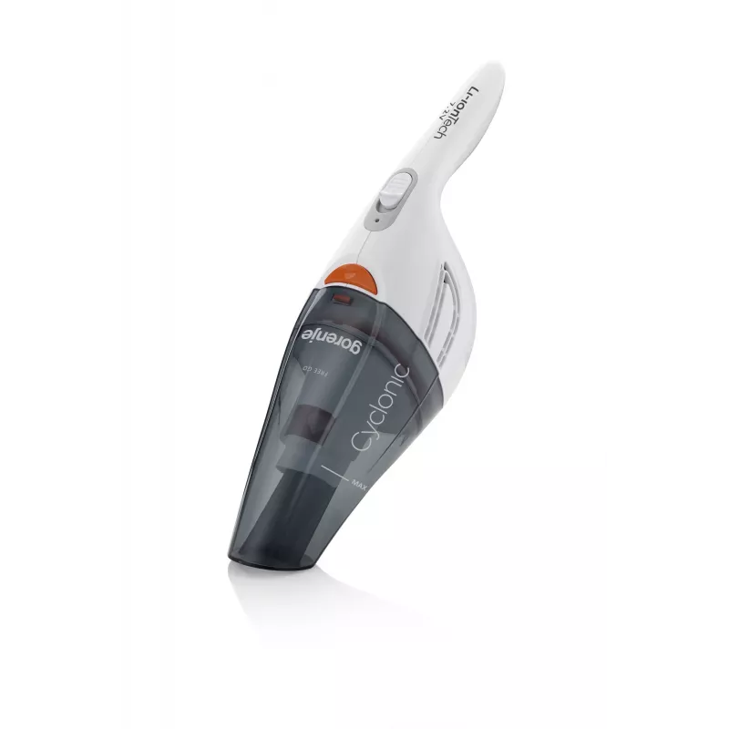 Aspirador de mão Gorenje MVC72FW preto, branco sem saco
