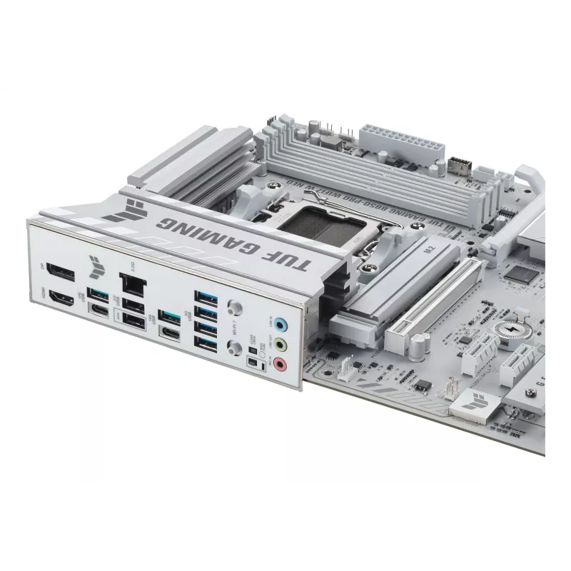Placa-mãe ASUS TUF GAMING B850‑PRO WIFI7 W NEO — AMD B850, socket AM5, ATX, DDR5, Wi‑Fi 7, 2,5GbE