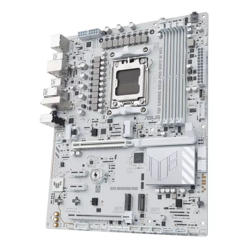 Placa-mãe ASUS TUF GAMING B850‑PRO WIFI7 W NEO — AMD B850, socket AM5, ATX, DDR5, Wi‑Fi 7, 2,5GbE