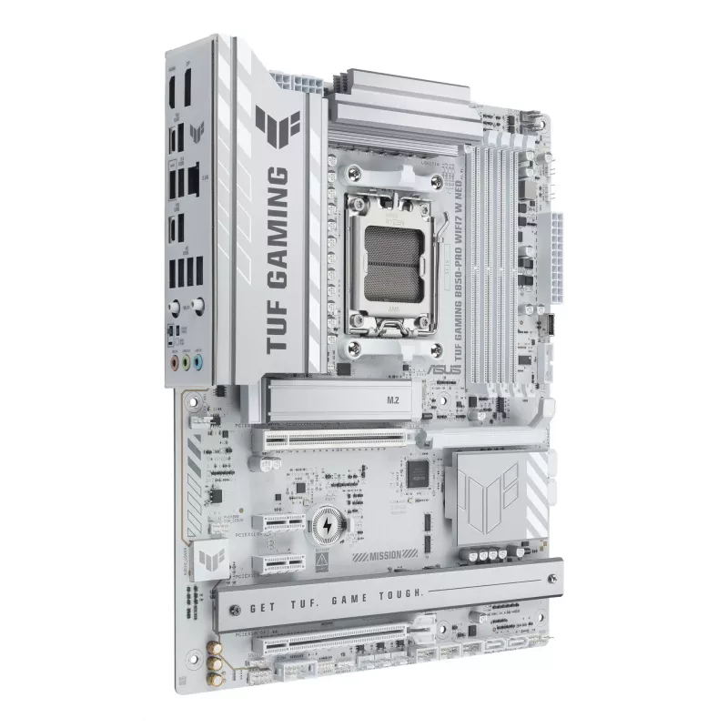 Placa-mãe ASUS TUF GAMING B850‑PRO WIFI7 W NEO — AMD B850, socket AM5, ATX, DDR5, Wi‑Fi 7, 2,5GbE