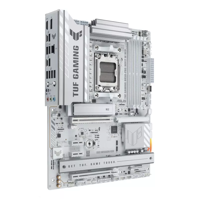 Placa-mãe ASUS TUF GAMING B850‑PRO WIFI7 W NEO — AMD B850, socket AM5, ATX, DDR5, Wi‑Fi 7, 2,5GbE