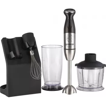 Batedeira manual Gorenje HBC807QB 0,5 L 800 W preta, aço inoxidável