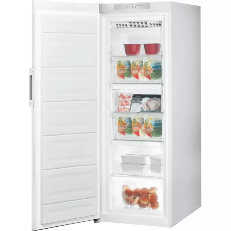 Arca congeladora Indesit UI6 F2T W vertical de livre instalação 228 L branco