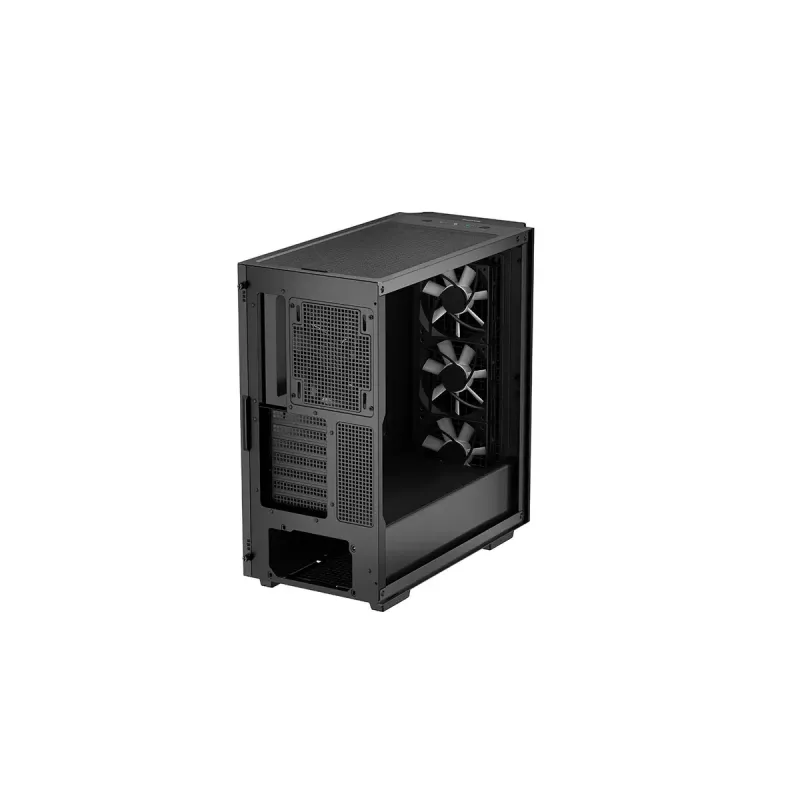 Caixa de computador mid-tower DeepCool CG540 – preto, suporte ATX, interior espaçoso, fluxo de ar otimizado