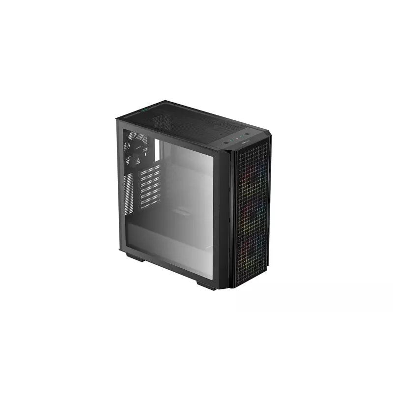 Caixa de computador mid-tower DeepCool CG540 – preto, suporte ATX, interior espaçoso, fluxo de ar otimizado