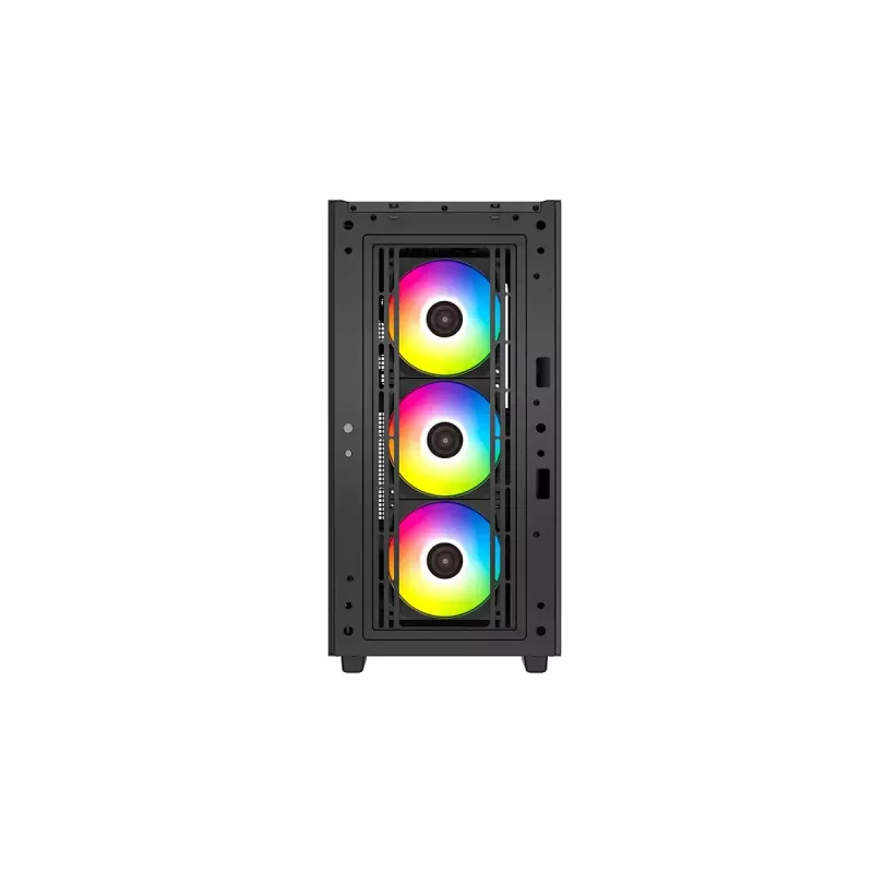 Caixa de computador mid-tower DeepCool CG540 – preto, suporte ATX, interior espaçoso, fluxo de ar otimizado