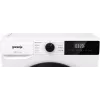 Máquina de secar roupa Gorenje DHNE82 BK040, de livre instalação, carga frontal, bomba de calor, branco, botões, botão rotativo, direita