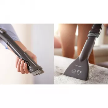 Aspirador com saco Philips 5000 Série XD5123/10 — 900 W, saco de pó 4 L, filtro HEPA e micro, para pavimentos duros e alcatifas