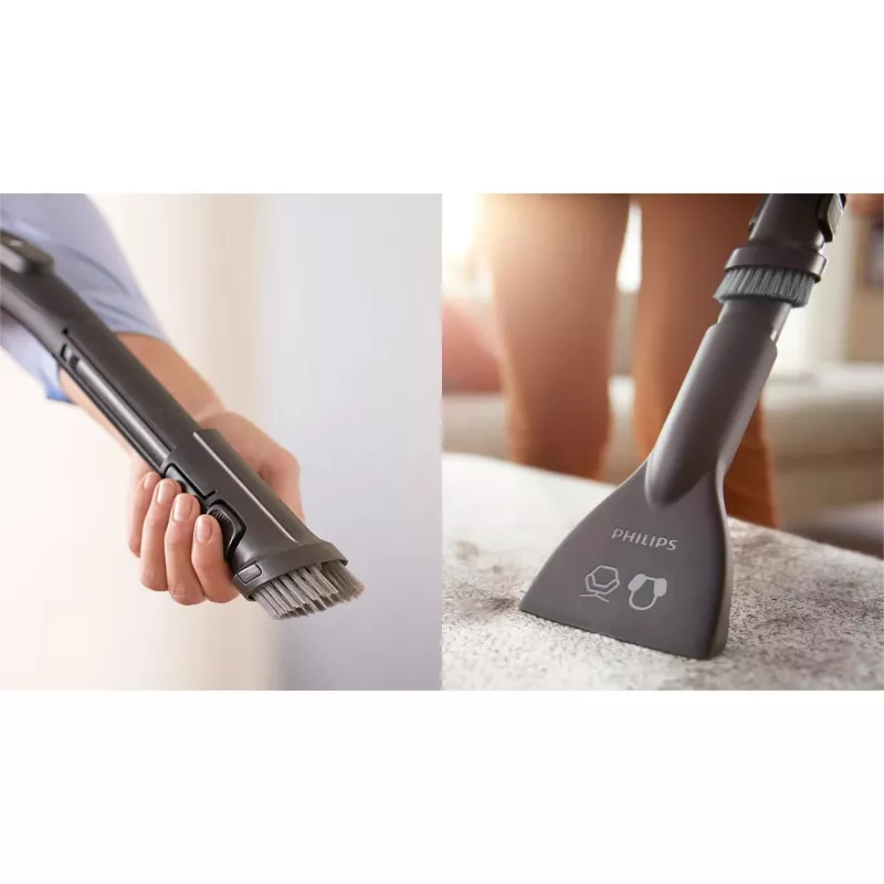 Aspirador com saco Philips 5000 Série XD5123/10 — 900 W, saco de pó 4 L, filtro HEPA e micro, para pavimentos duros e alcatifas