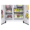 Frigorífico side-by-side LG GSGV81PYLL, 635 L de volume total, compartimento de refrigeração 416 L, compartimento de congelação 219 L, prateado metálico
