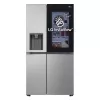 Frigorífico side-by-side LG GSGV81PYLL, 635 L de volume total, compartimento de refrigeração 416 L, compartimento de congelação 219 L, prateado metálico