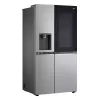 Frigorífico side-by-side LG GSGV81PYLL, 635 L de volume total, compartimento de refrigeração 416 L, compartimento de congelação 219 L, prateado metálico