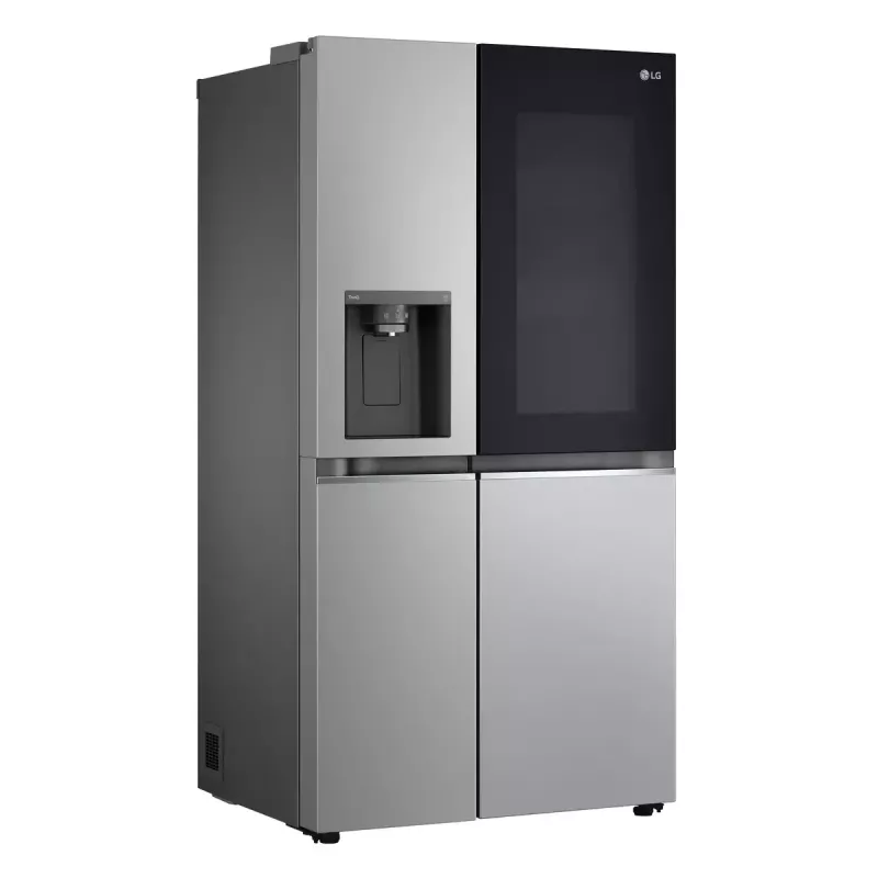 Frigorífico side-by-side LG GSGV81PYLL, 635 L de volume total, compartimento de refrigeração 416 L, compartimento de congelação 219 L, prateado metálico