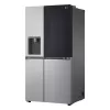 Frigorífico side-by-side LG GSGV81PYLL, 635 L de volume total, compartimento de refrigeração 416 L, compartimento de congelação 219 L, prateado metálico