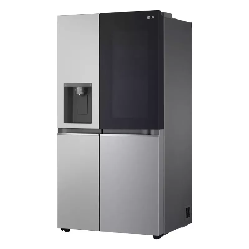 Frigorífico side-by-side LG GSGV81PYLL, 635 L de volume total, compartimento de refrigeração 416 L, compartimento de congelação 219 L, prateado metálico