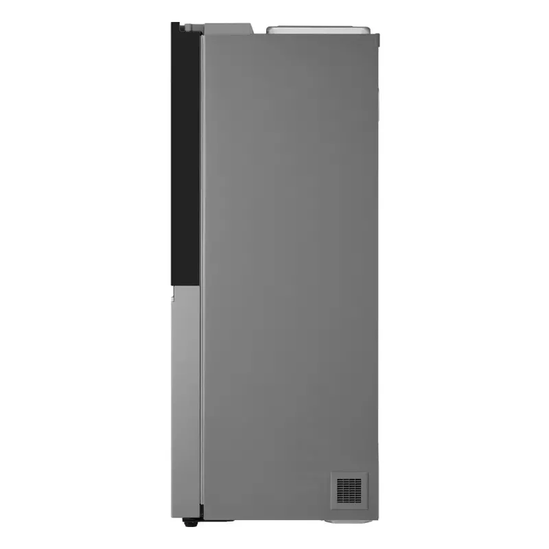 Frigorífico side-by-side LG GSGV81PYLL, 635 L de volume total, compartimento de refrigeração 416 L, compartimento de congelação 219 L, prateado metálico