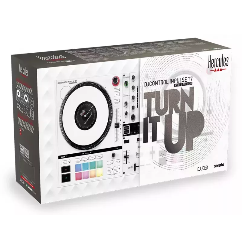 Controlador DJ Hercules Inpulse T7 White Edition