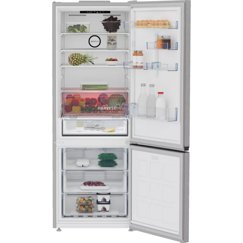 Combinado frigorífico-congelador Beko B3RCNE564HXB Independente 490 L Prateado
