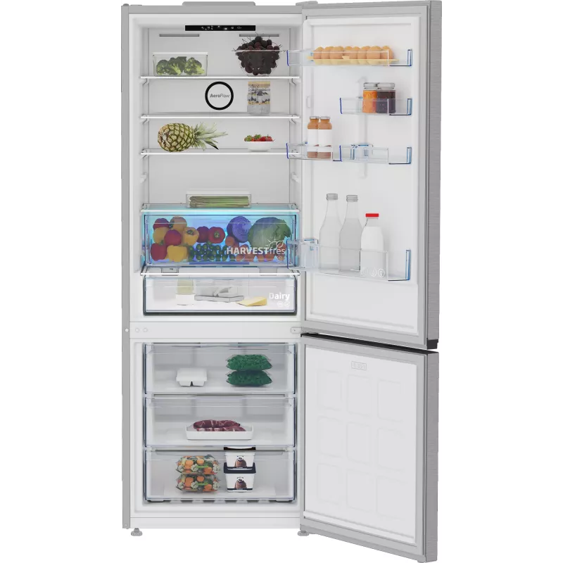 Combinado frigorífico-congelador Beko B3RCNE564HXB Independente 490 L Prateado