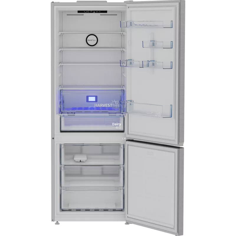 Combinado frigorífico-congelador Beko B3RCNE564HXB Independente 490 L Prateado