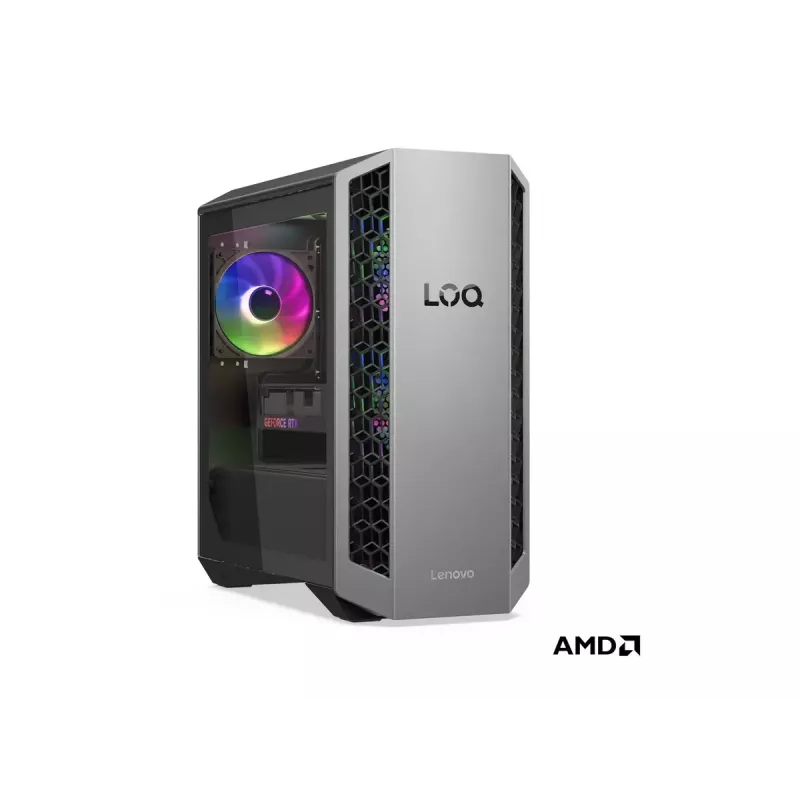 Torre de secretária Lenovo LOQ 26ADR10 – AMD Ryzen 7 8745HX, 32 GB DDR5 (2x16GB), 1000 GB, NVIDIA GeForce RTX 5070, Windows 11 Home