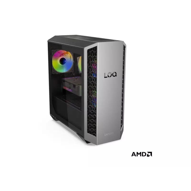 Torre de secretária Lenovo LOQ 26ADR10 – AMD Ryzen 7 8745HX, 32 GB DDR5 (2x16GB), 1000 GB, NVIDIA GeForce RTX 5070, Windows 11 Home
