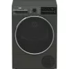 Máquina de secar roupa BEKO B5T89243M — independente, carga frontal, bomba de calor, 9 kg, Preto, 598×672×846 mm