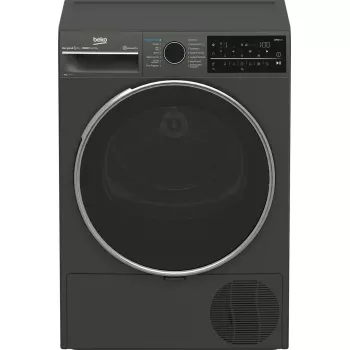 Máquina de secar roupa BEKO B5T89243M — independente, carga frontal, bomba de calor, 9 kg, Preto, 598×672×846 mm