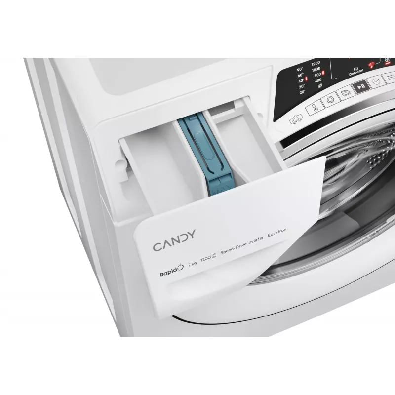 Máquina de lavar roupa Candy RapidÓ RO41274DWMCT/1-S Carga frontal 7 kg 1200 rpm Branco