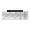 Teclado Bluetooth sem fios Lenovo 800 — layout inglês dos EUA, auto-carregável, branco