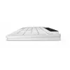 Teclado Bluetooth sem fios Lenovo 800 — layout inglês dos EUA, auto-carregável, branco