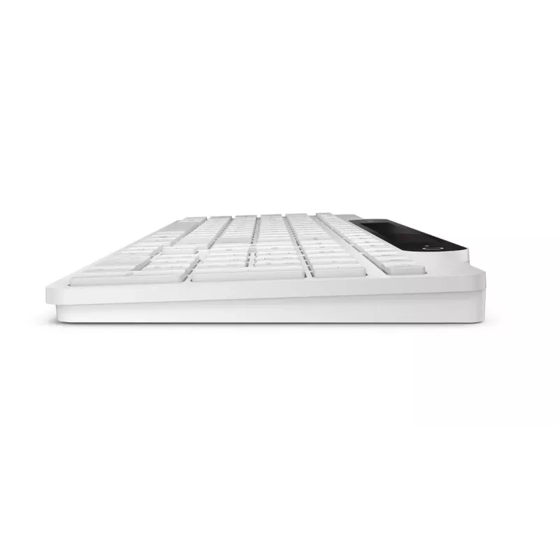 Teclado Bluetooth sem fios Lenovo 800 — layout inglês dos EUA, auto-carregável, branco