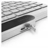Teclado Bluetooth sem fios Lenovo 800 — layout inglês dos EUA, auto-carregável, branco