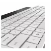 Teclado Bluetooth sem fios Lenovo 800 — layout inglês dos EUA, auto-carregável, branco