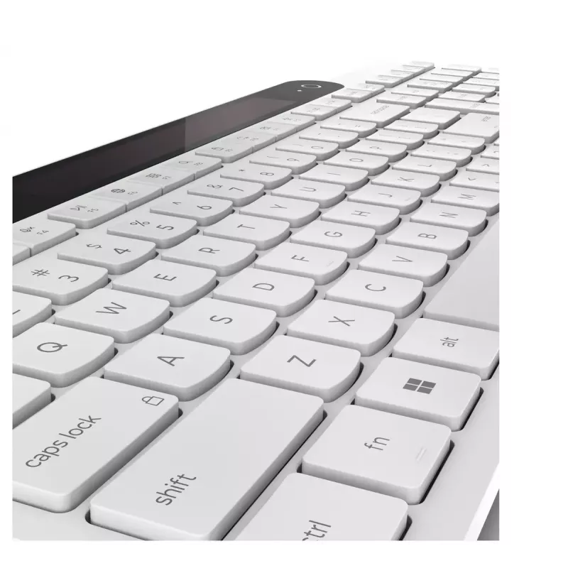 Teclado Bluetooth sem fios Lenovo 800 — layout inglês dos EUA, auto-carregável, branco
