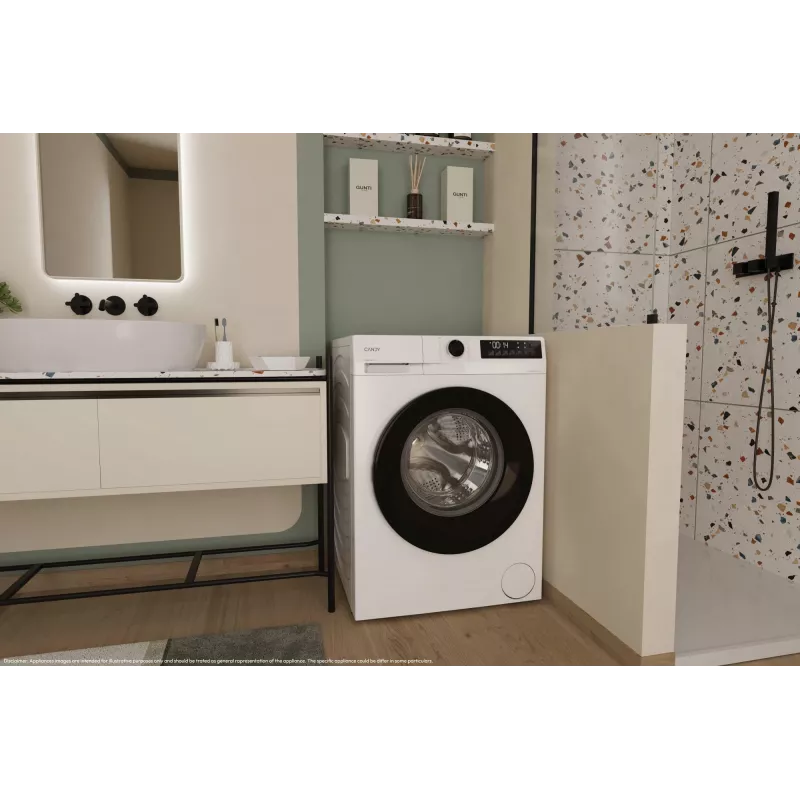 Máquina de lavar roupa Candy GD 17SB7-S Carga frontal 7 kg 1100 rpm Branco