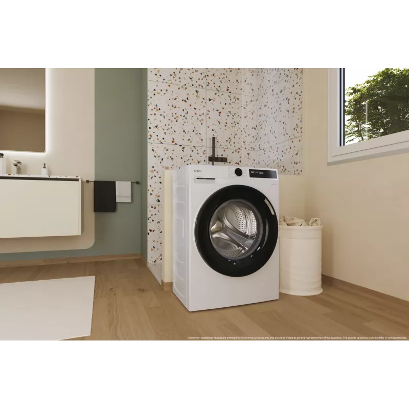 Máquina de lavar roupa Candy BR 47SBL8-S Carga frontal 7 kg 1400 rpm Branco
