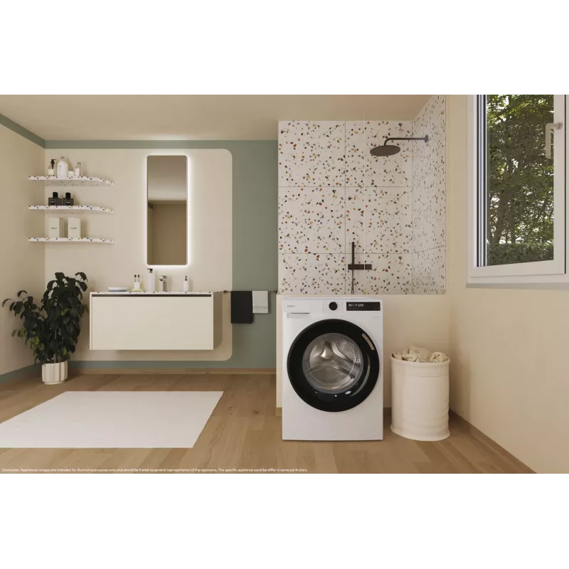 Máquina de lavar roupa Candy BR 47SBL8-S Carga frontal 7 kg 1400 rpm Branco
