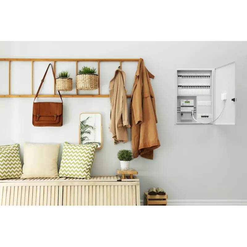 Módulo de equilíbrio de carga Zaptec Sense Bundle, branco, 150 A máx., 5,5 V, Wi‑Fi 802.11b/g/n, para interiores, 58,6×58,4×25,1 mm