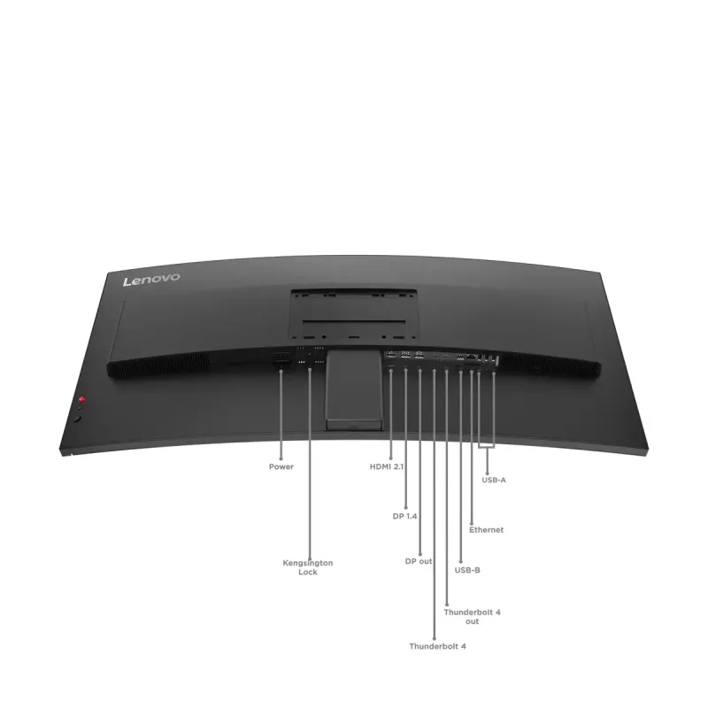 Lenovo ThinkVision P40WD-40 – monitor curvo WUHD IPS LED de 39,7 polegadas, 6 ms, USB 3.2 Gen2x2, preto