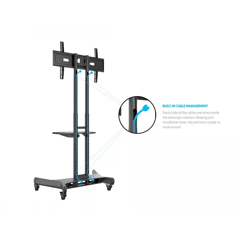 Multibrackets M Public Floorstand Basic 150 incl. prateleira e suporte para câmara