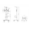 Multibrackets M Public Floorstand Basic 150 incl. prateleira e suporte para câmara
