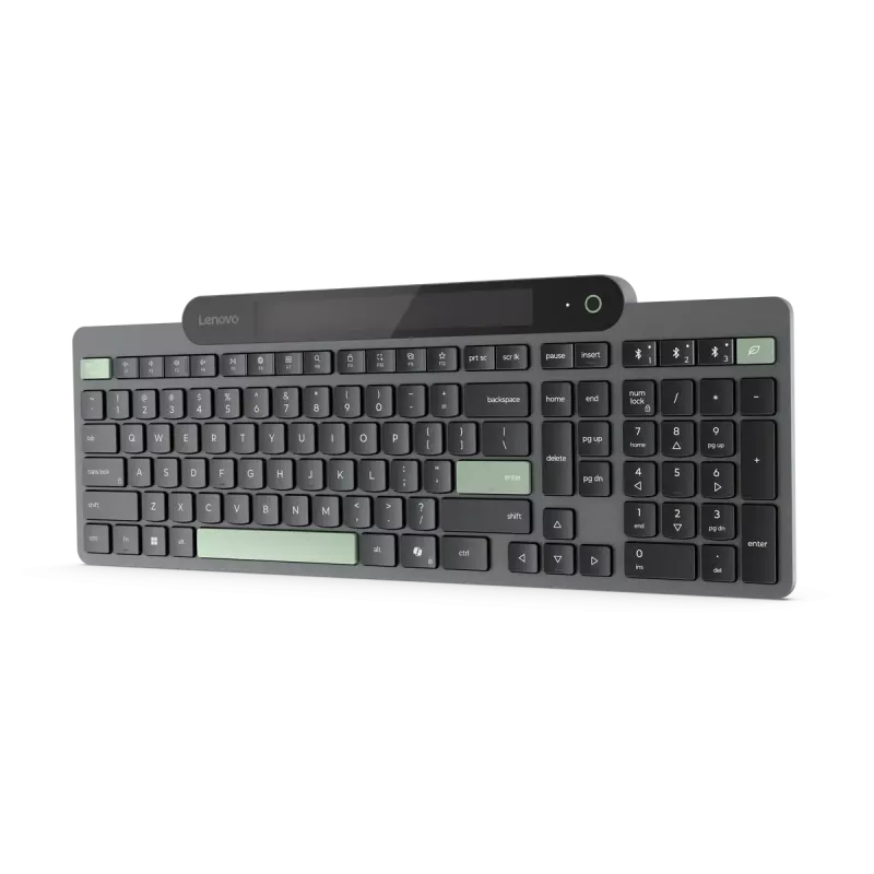 Lenovo | Self-Charging | Teclado | Bluetooth | Estónio | preto